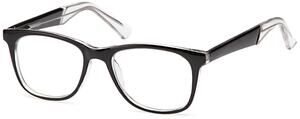 CAPRI US78 BLACK EYEGLASSES FRAMES 47-17-135 AUTHENTIC RX READY